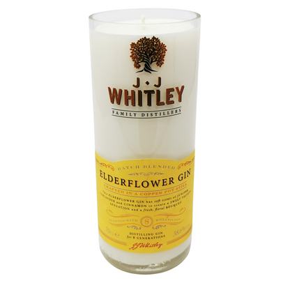 JJ Whitley Elderflower Gin Bottle Candle-Gin Bottle Candles-Adhock Homeware
