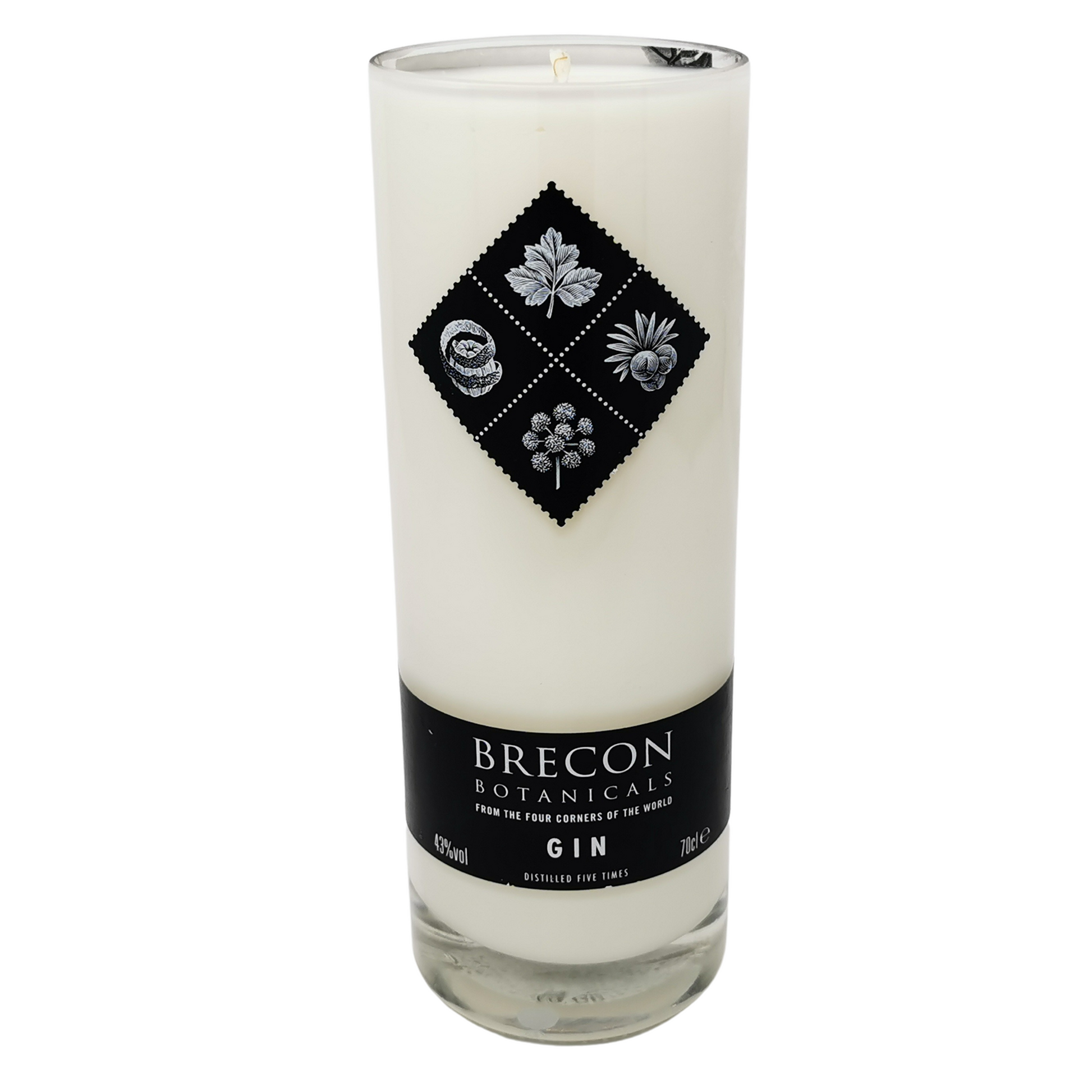 Brecon Gin Bottle Candle Gin Bottle Candles Adhock Homeware