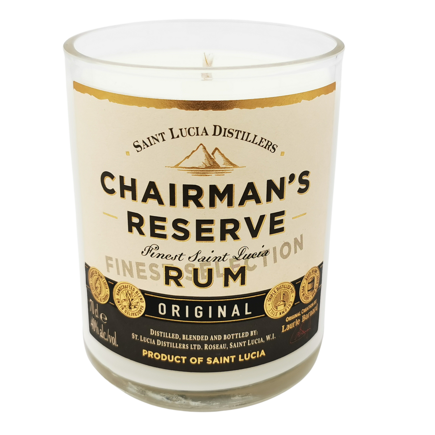 Chairmans Reserve Dark Rum Bottle Candle Rum Bottle Candles Adhock Homeware