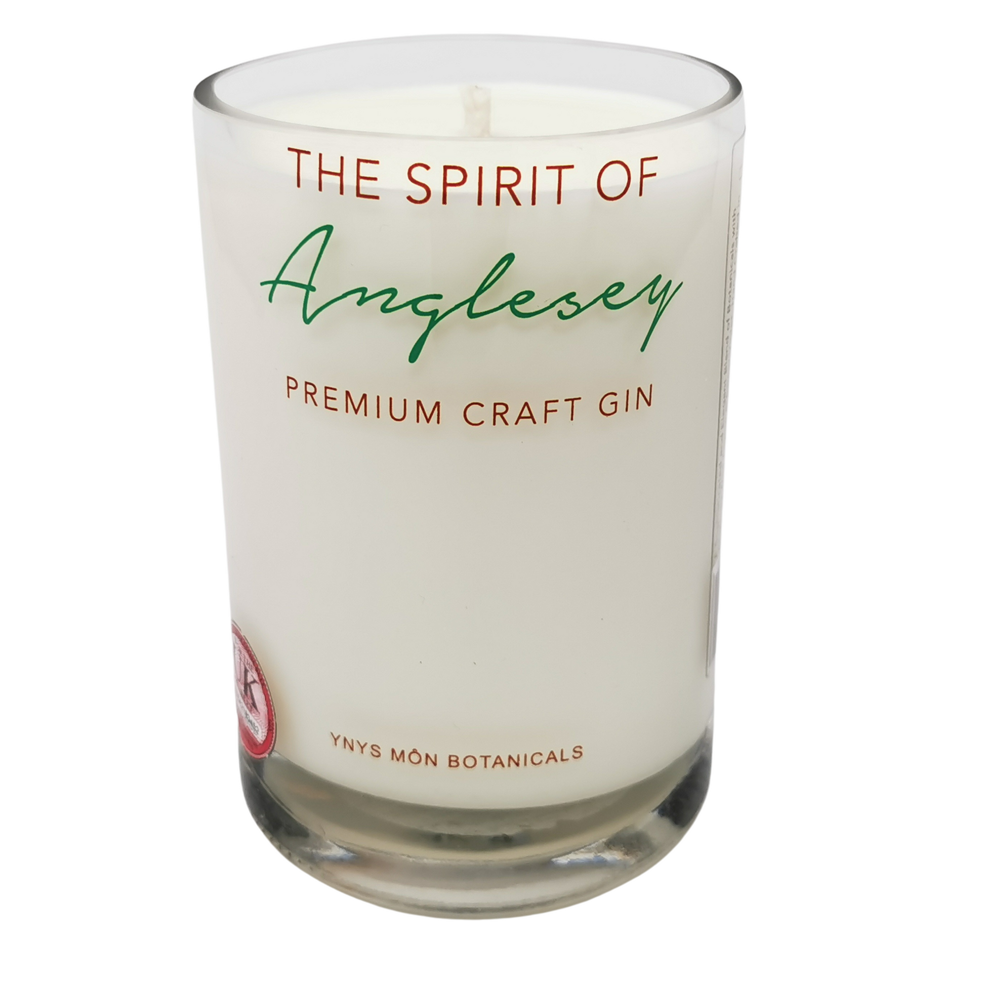 The Spirit of Anglesey Gin Bottle Candle-Gin Bottle Candles-Adhock Homeware