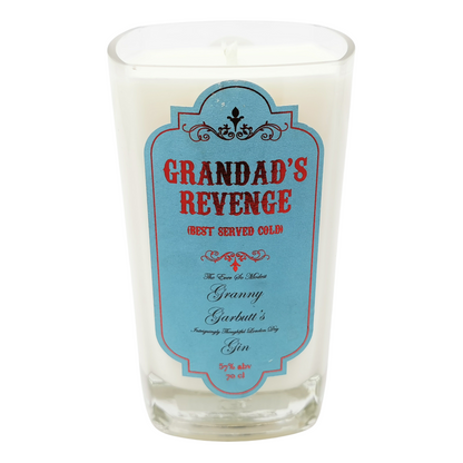 Grandads Revenge Gin Bottle Candle-Gin Bottle Candles-Adhock Homeware