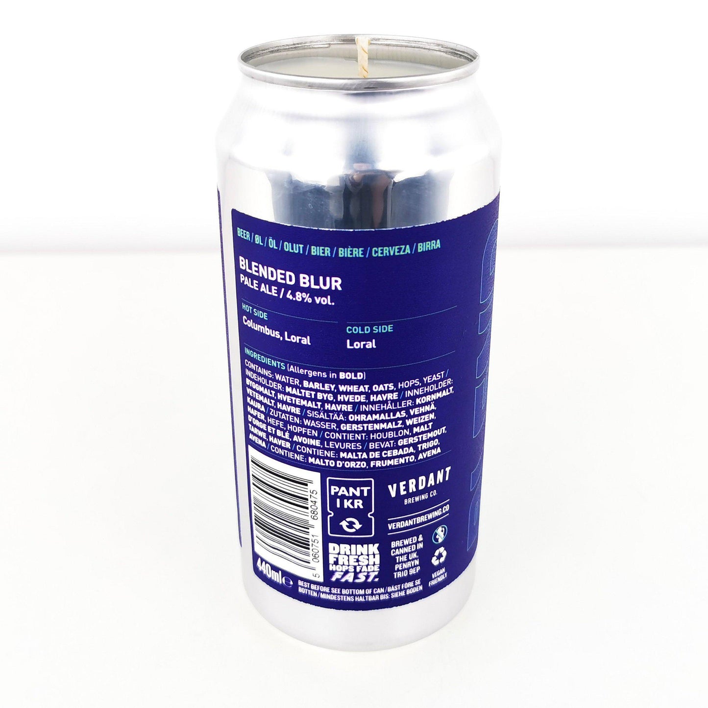 Verdant Blended Blur Craft Beer Can Candle-Beer Can Candles-Adhock Homeware