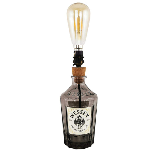 Wessex The Wyverns Gin Bottle Table Lamp Gin Bottle Table Lamps