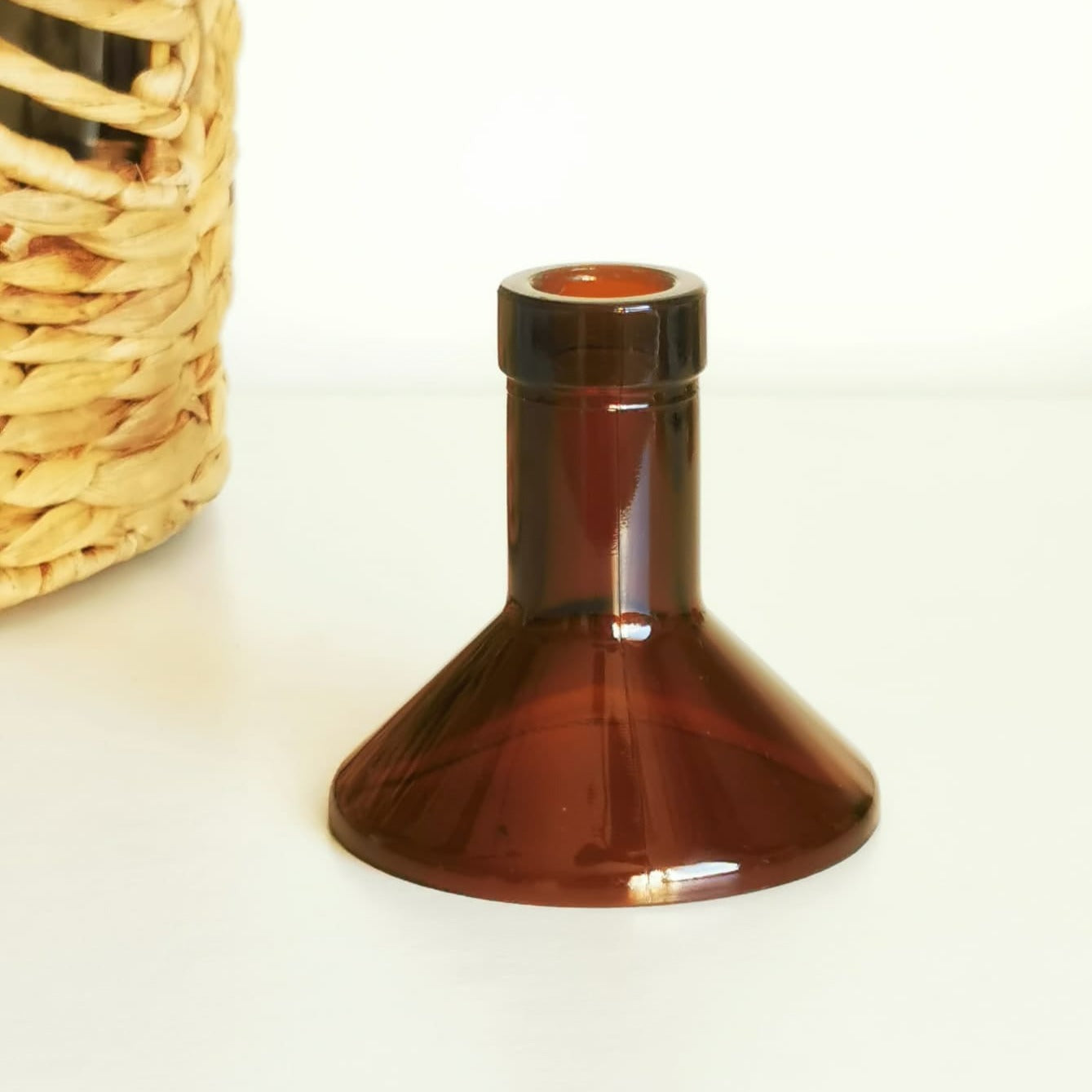 Sweetdram Rum Upcycled Bottle Candlestick Holder Candlestick & Tealight Holders