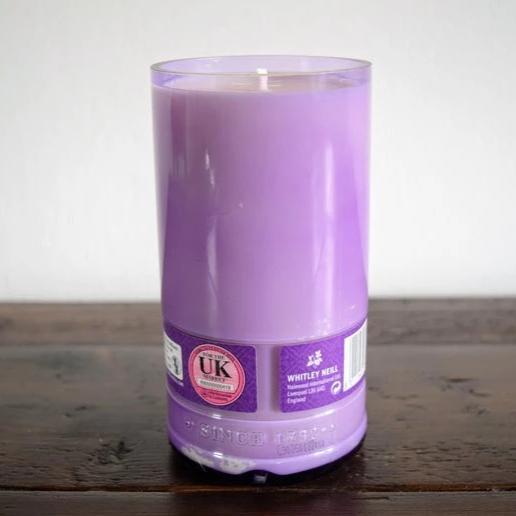 Whitely Neill Parma Violet Gin Bottle Candle Gin Bottle Candles Adhock Homeware