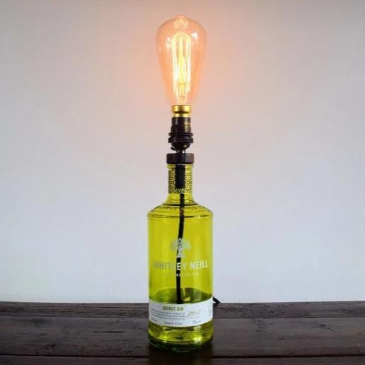 Whitely Neill Quince Gin Bottle Table Lamp Gin Bottle Table Lamps