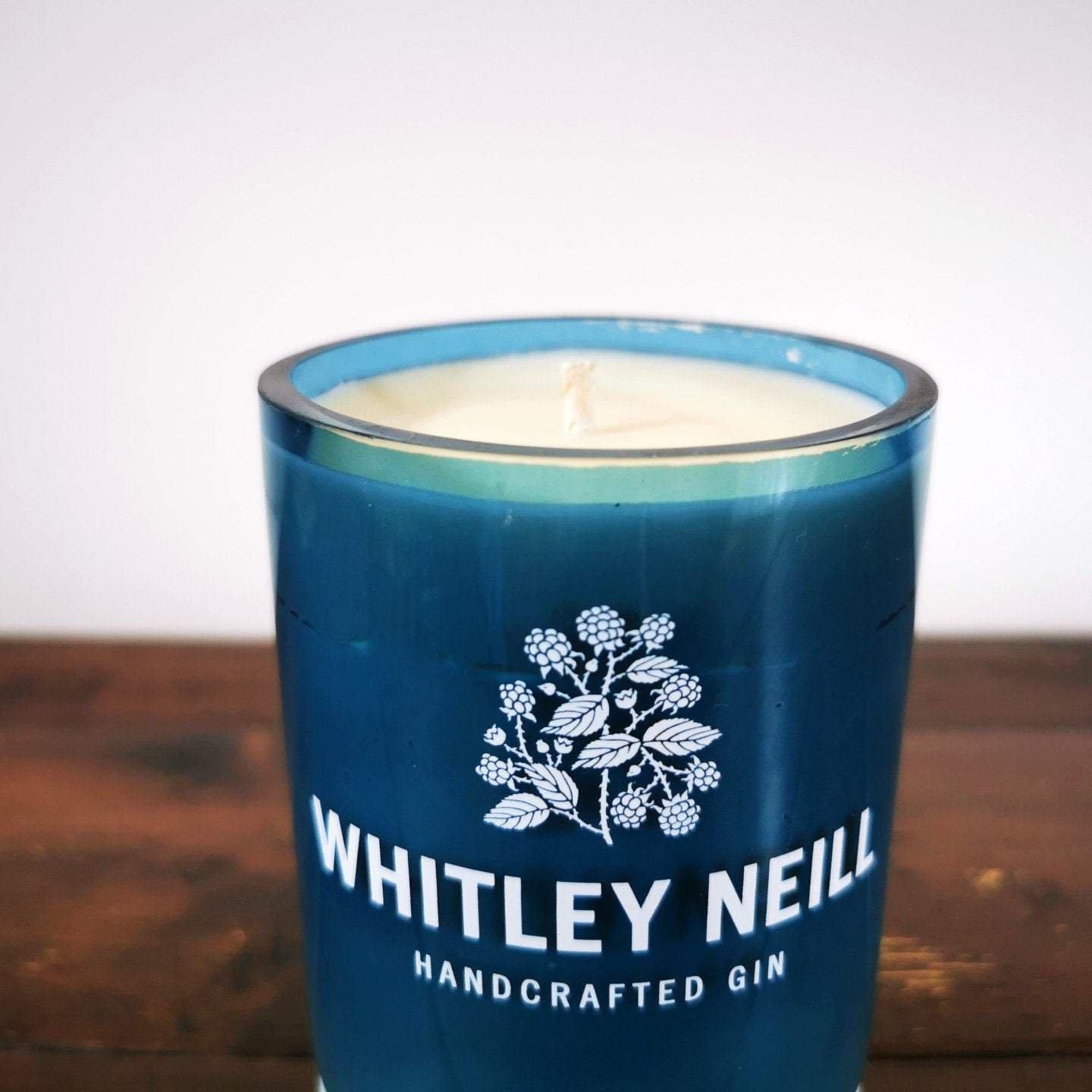 Whitley Neill Blackberry Gin Bottle Candle Gin Bottle Candles Adhock Homeware