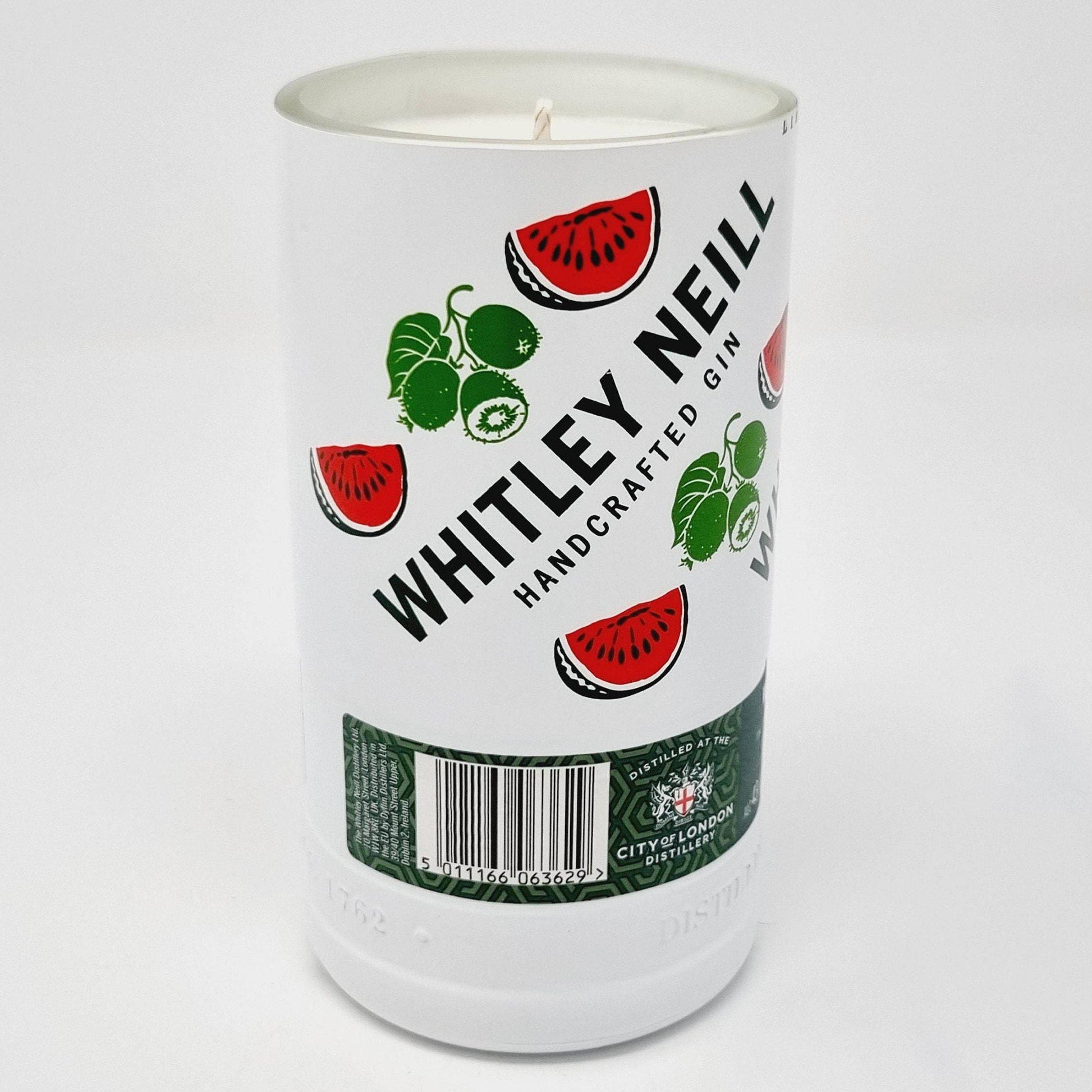 Whitley Neill Watermelon and Kiwi Gin Bottle Candle-Adhock Homeware
