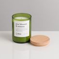Pear Blossom &amp; Mimosa Upcycled Wine Bottle Candle additional 2