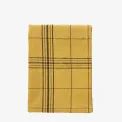 Cotton Mustard Checked Kitchen Tea Towel additional 1
