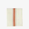 Cotton Tomato/Taupe Striped Kitchen Tea Towel additional 1
