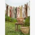 Cotton Tomato/Taupe Striped Kitchen Tea Towel additional 2