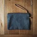 Handmade Dark Grey Jute Pouch additional 1