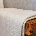 Luxury Handwoven Ivory Diamond Cashmere Blanket additional 2