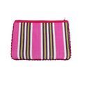 Recycled Woven Fire Pom Pom Pouch additional 1