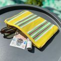 Recycled Woven Beach Pom Pom Pouch additional 3