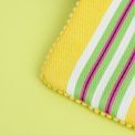 Recycled Woven Beach Pom Pom Pouch additional 6