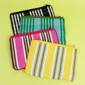 Recycled Woven Pom Pom Pouch - Ocean additional 8