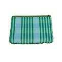 Recycled Woven Pom Pom Pouch - Ocean additional 1
