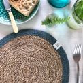 Set of 6 Seagrass &amp; Jute Natural/Grey Placemats additional 5