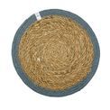 Set of 6 Seagrass &amp; Jute Natural/Grey Placemats additional 1