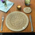 Set of 6 Seagrass &amp; Jute Natural Placemats additional 3