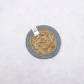 Set of 6 Seagrass &amp; Jute Natural/Grey Coasters additional 2