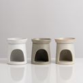 Handmade Ceramic Speckled Cream Wax Burner additional 4