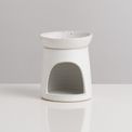 Handmade Ceramic White Speckled Wax Burner additional 1