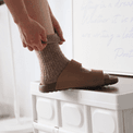 Cashmere &amp; Wool Blend Camel Socks additional 2