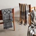 Gutte Recycled Black Cotton Throw additional 3