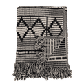 Gutte Recycled Black Cotton Throw additional 6