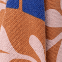 Atle Recycled Brown Leaf Cotton Throw additional 6