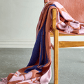 Atle Recycled Brown Leaf Cotton Throw additional 5