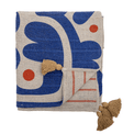 Eviaya Recycled Blue Cotton Throw additional 1