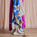 Eviaya Recycled Blue Cotton Throw additional 2