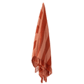 Frello Recycled Cotton Throw, Orange Stripe additional 3