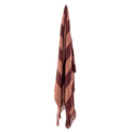 Frello Recycled Red Stripe Cotton Throw additional 4