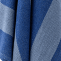 Frello Recycled Blue Stripe Cotton Throw additional 6