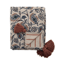 Paisley Recycled Multi Coloured Cotton Throw additional 1