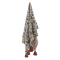 Paisley Recycled Multi Coloured Cotton Throw additional 4