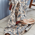 Paisley Recycled Multi Coloured Cotton Throw additional 2