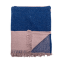 Cadeo Recycled Blue Cotton Throw additional 1