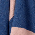 Cadeo Recycled Blue Cotton Throw additional 5