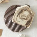 Mineral Brown Round Ridged Stoneware Soap Dish additional 2