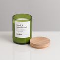 Musk &amp; Sandalwood Upcycled Wine Bottle Candle additional 2
