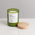 Fig &amp; Snowberry Upcycled Wine Bottle Candle additional 2