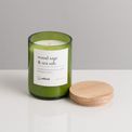 Wood Sage &amp; Sea Salt Upcycled Wine Bottle Candle additional 2