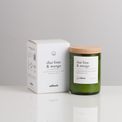 Thai Lime &amp; Mango Upcycled Wine Bottle Candle additional 1
