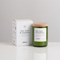 Lime, Basil &amp; Mandarin Upcycled Wine Bottle Candle additional 1
